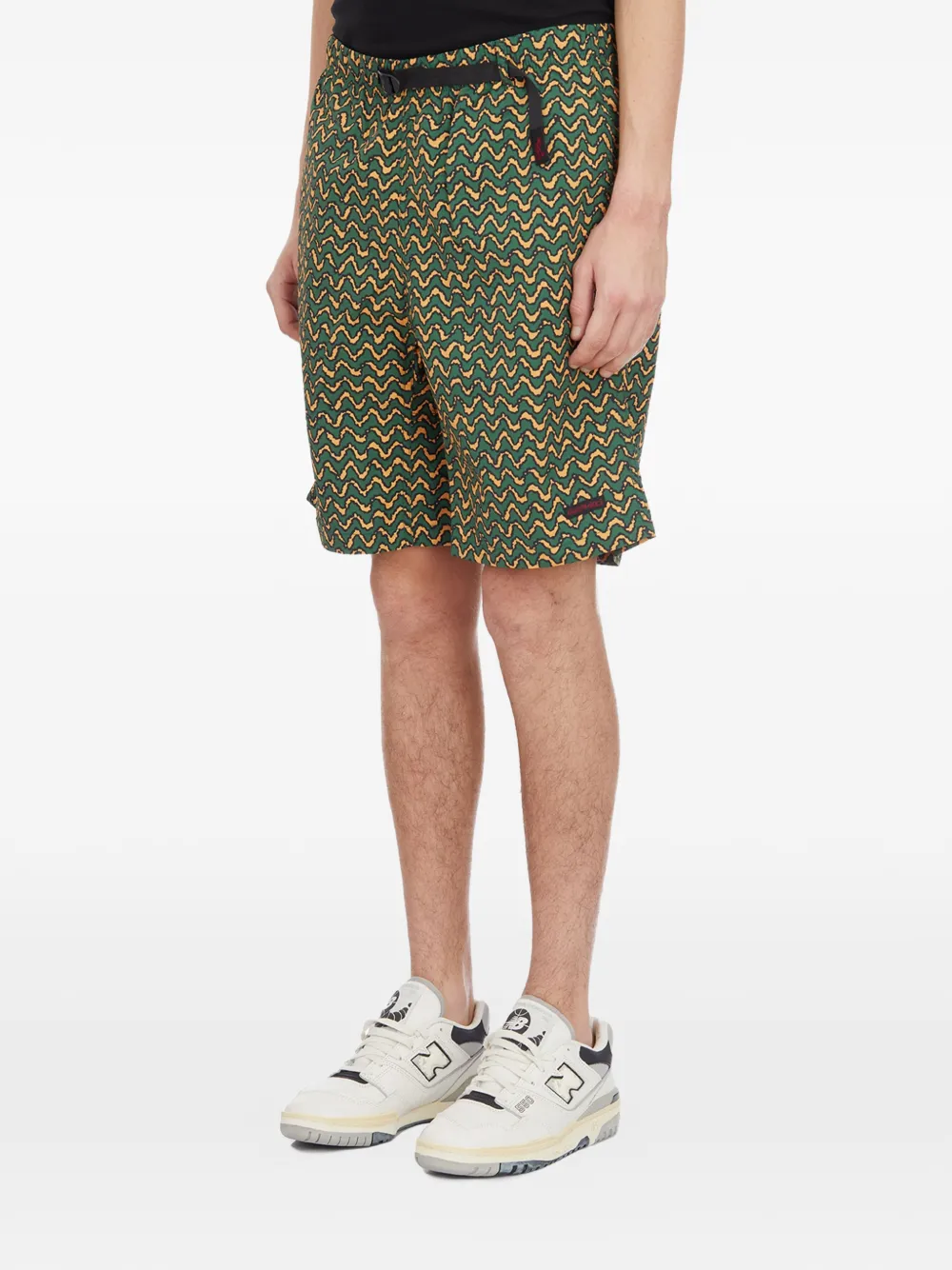 Gramicci Zigzag-pattern Short In Multi