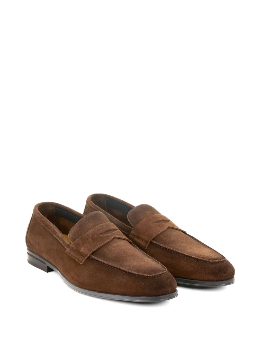 Doucal's suede moccasin loafers Bruin