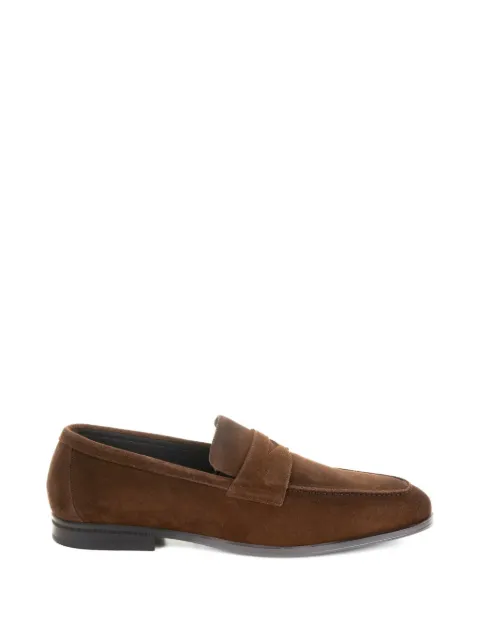 Doucal's suede moccasin loafers