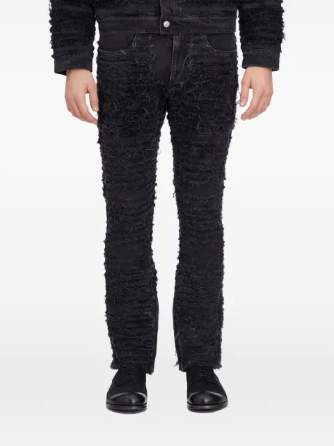 1017 ALYX 9SM distressed zip-ankle jeans