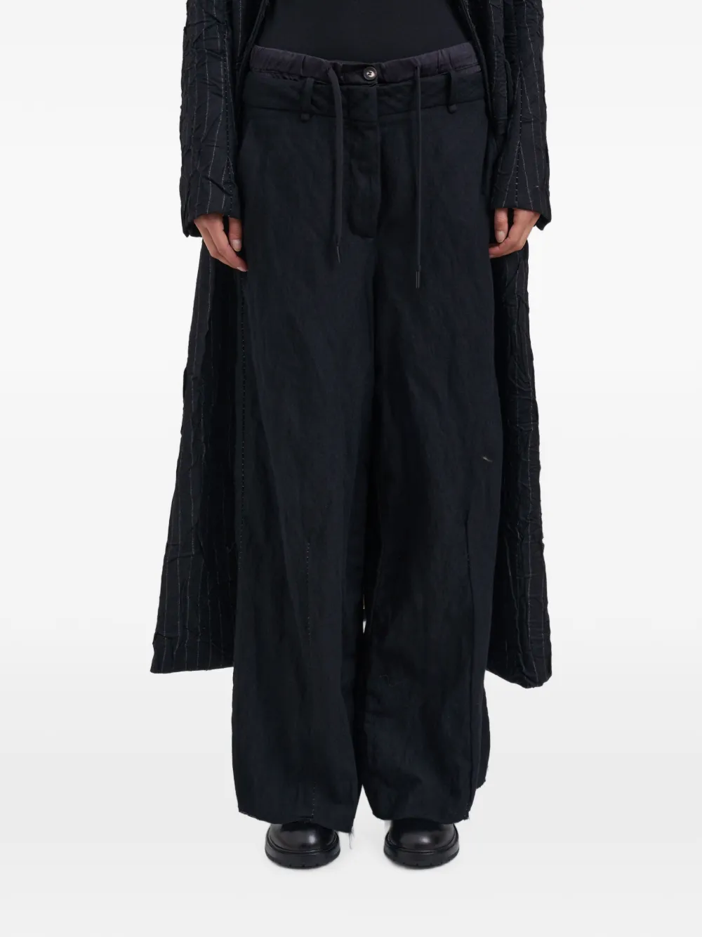 Masnada drawstring palazzo pants