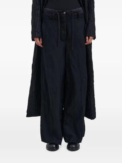 Masnada drawstring palazzo pants