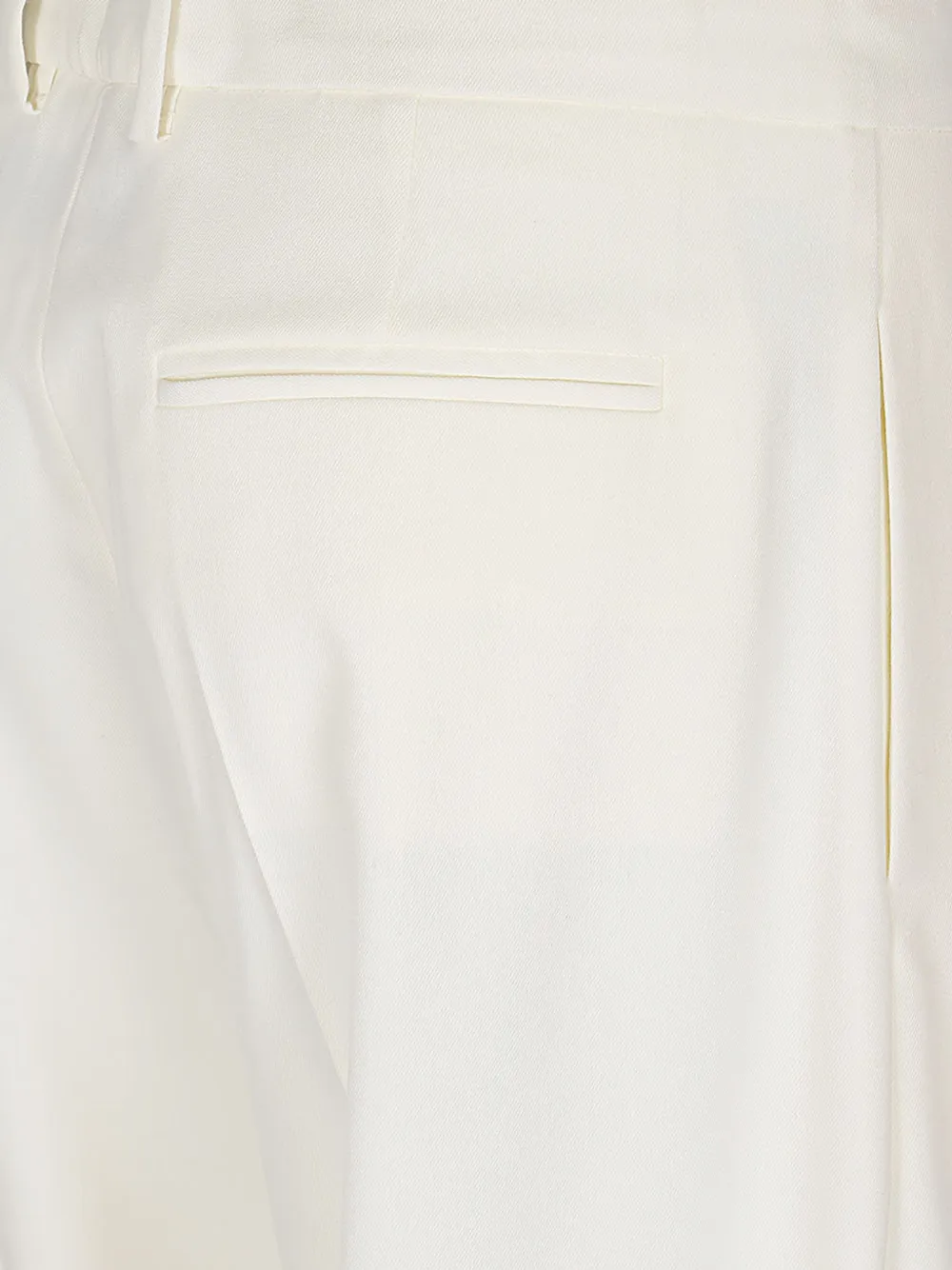 Erika Cavallini Twill broek Wit