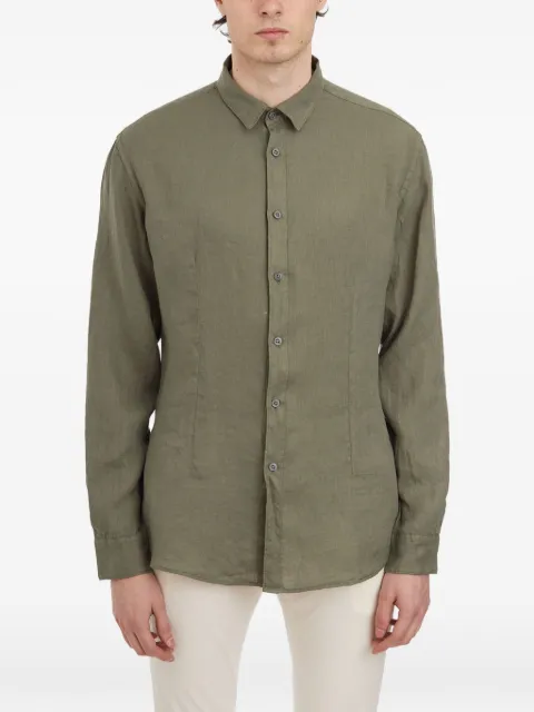 Daniele Alessandrini basic linen shirt