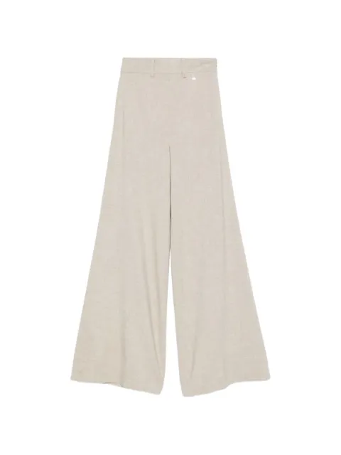 Herno beige palazzo pants 