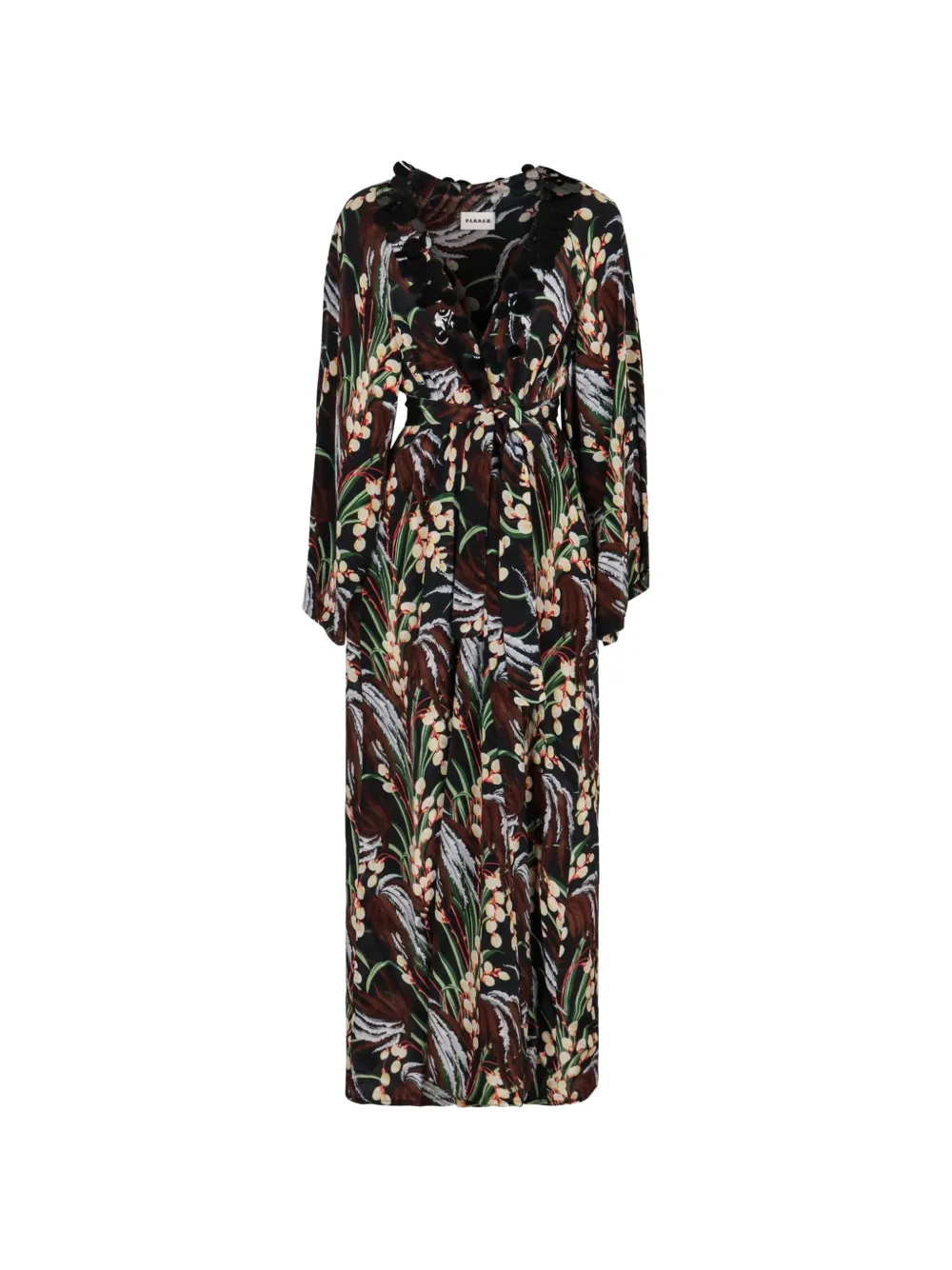 P.A.R.O.S.H. printed crepe dress - Nero