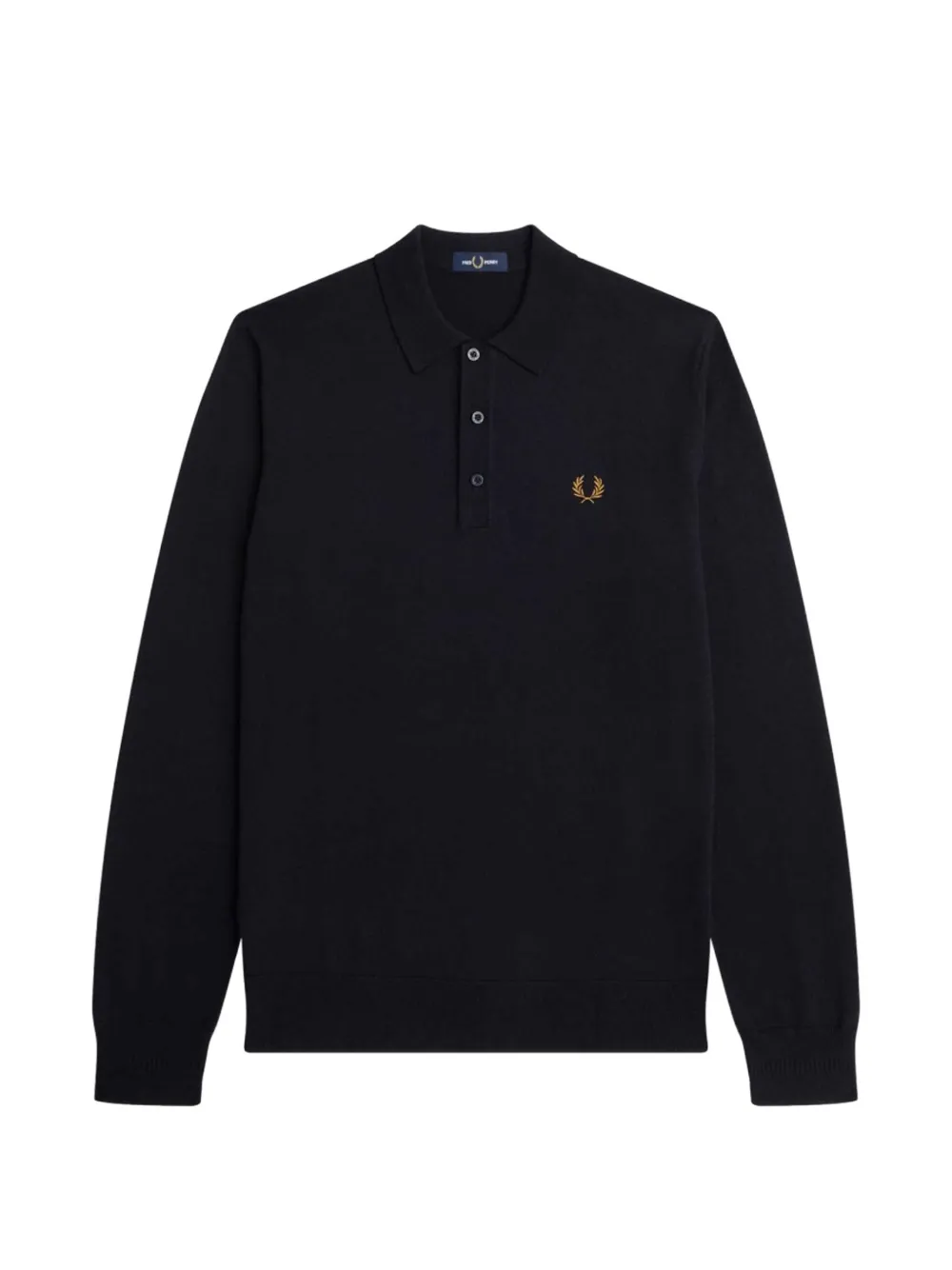 Fred Perry logo-embroidered polo shirt - Blu