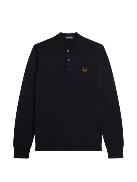 Fred Perry logo-embroidered polo shirt