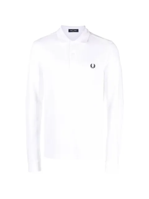 Fred Perry logo-embroidered polo shirt