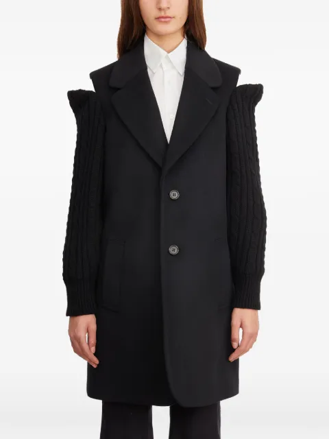 Comme Des Garçons wool sleeves coat