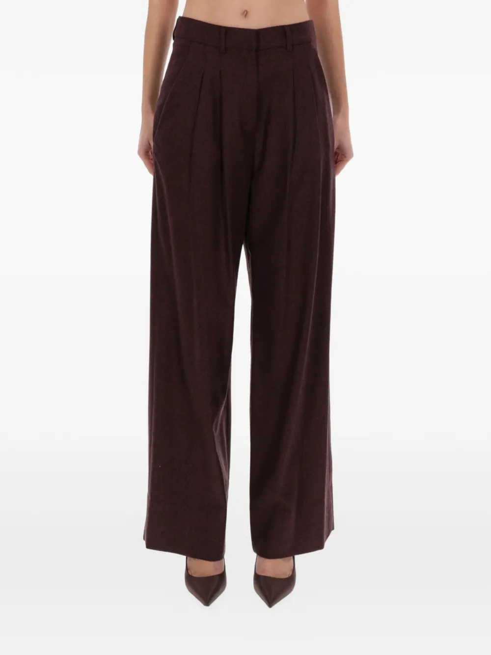 PT Torino pleated trousers - Rosso