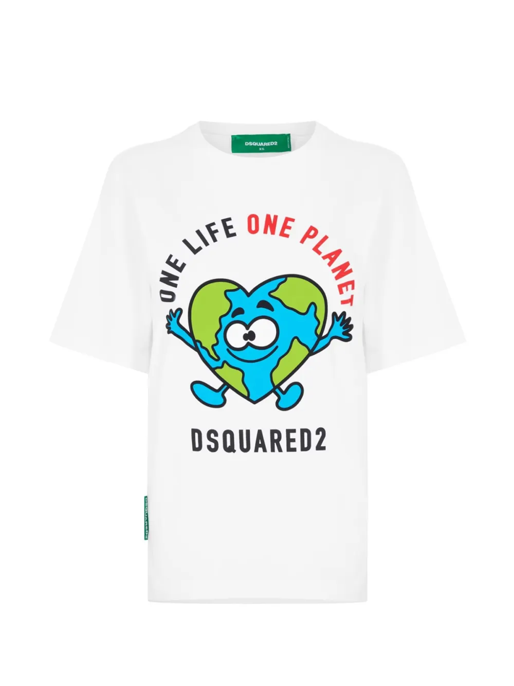 DSQUARED2 Grafisch T-shirt Wit