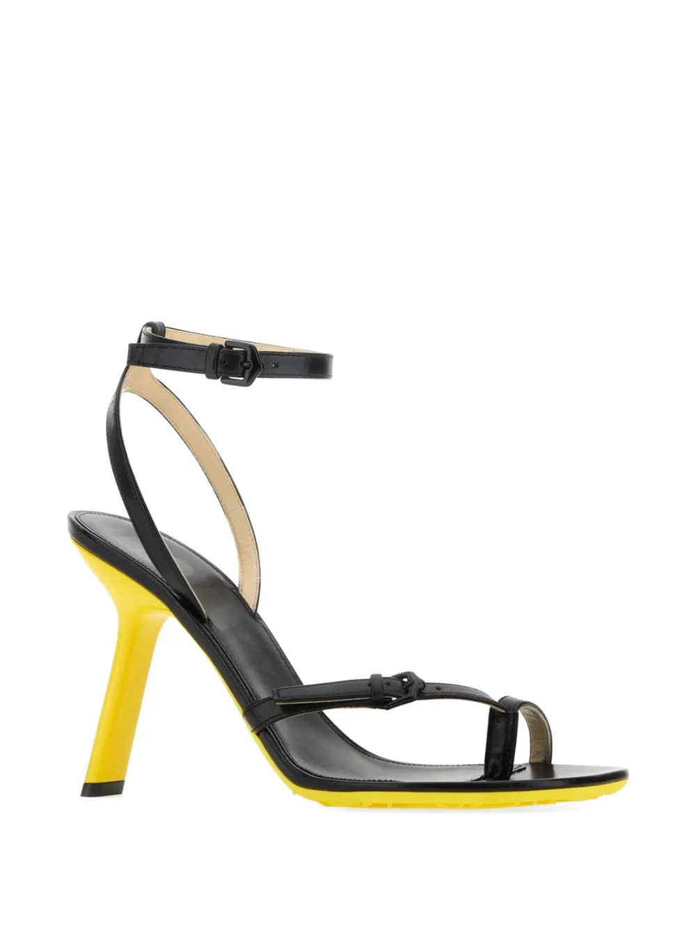 LOEWE Petal leren sandalen Zwart