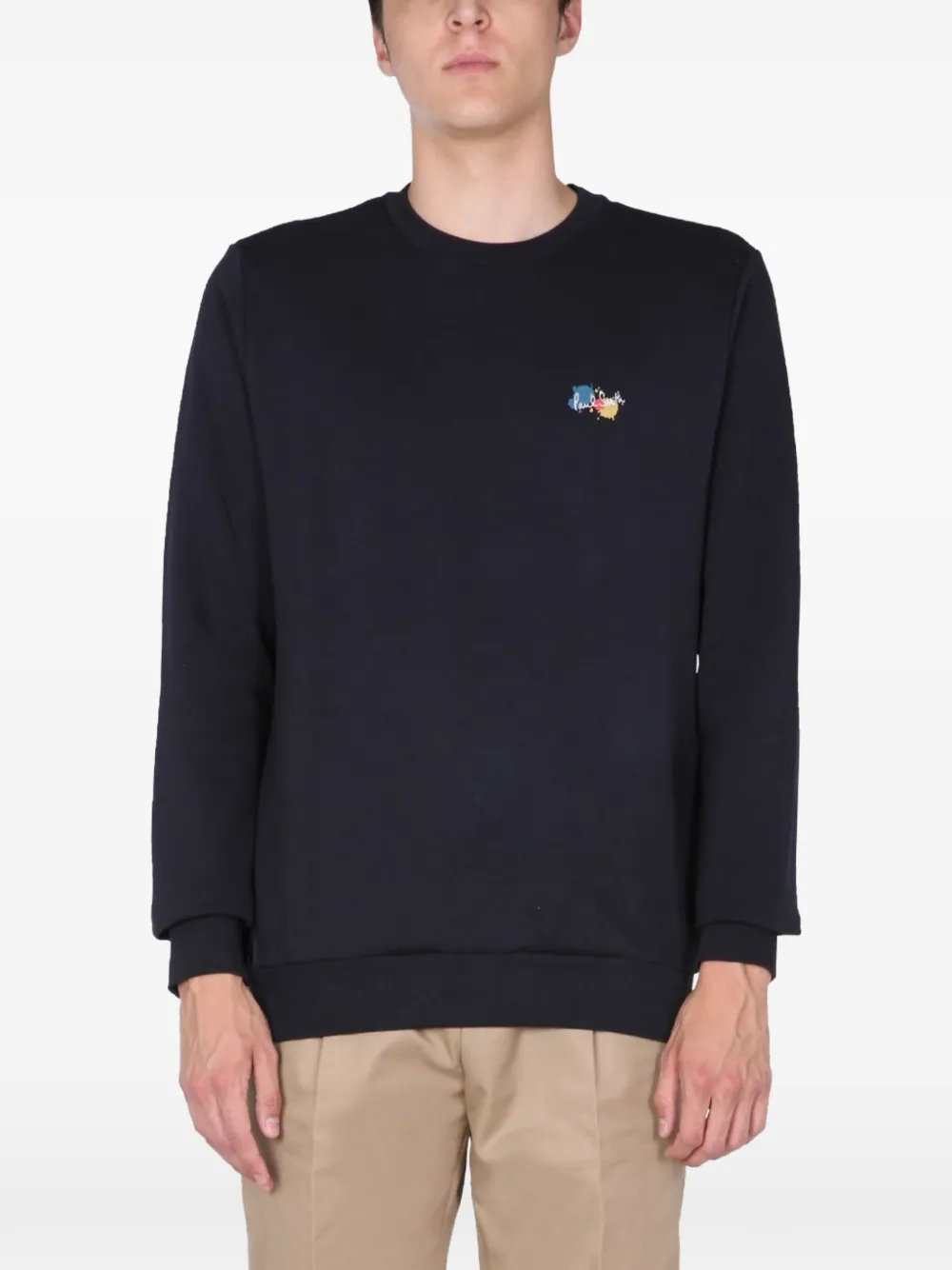 Paul Smith splatter print sweatshirt - Blau