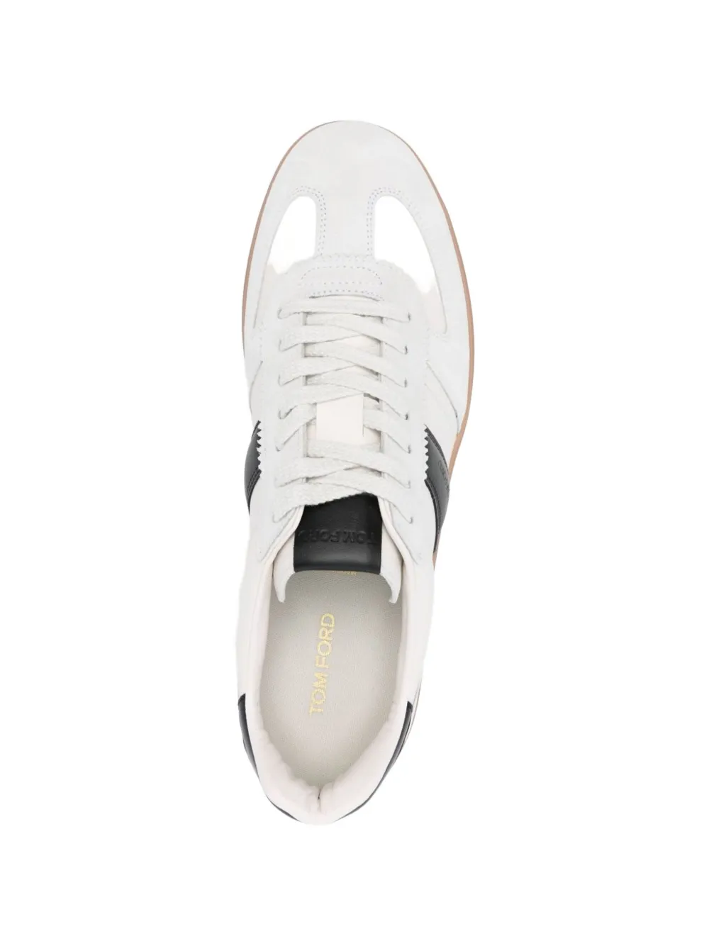 TOM FORD striped terence sneakers Wit