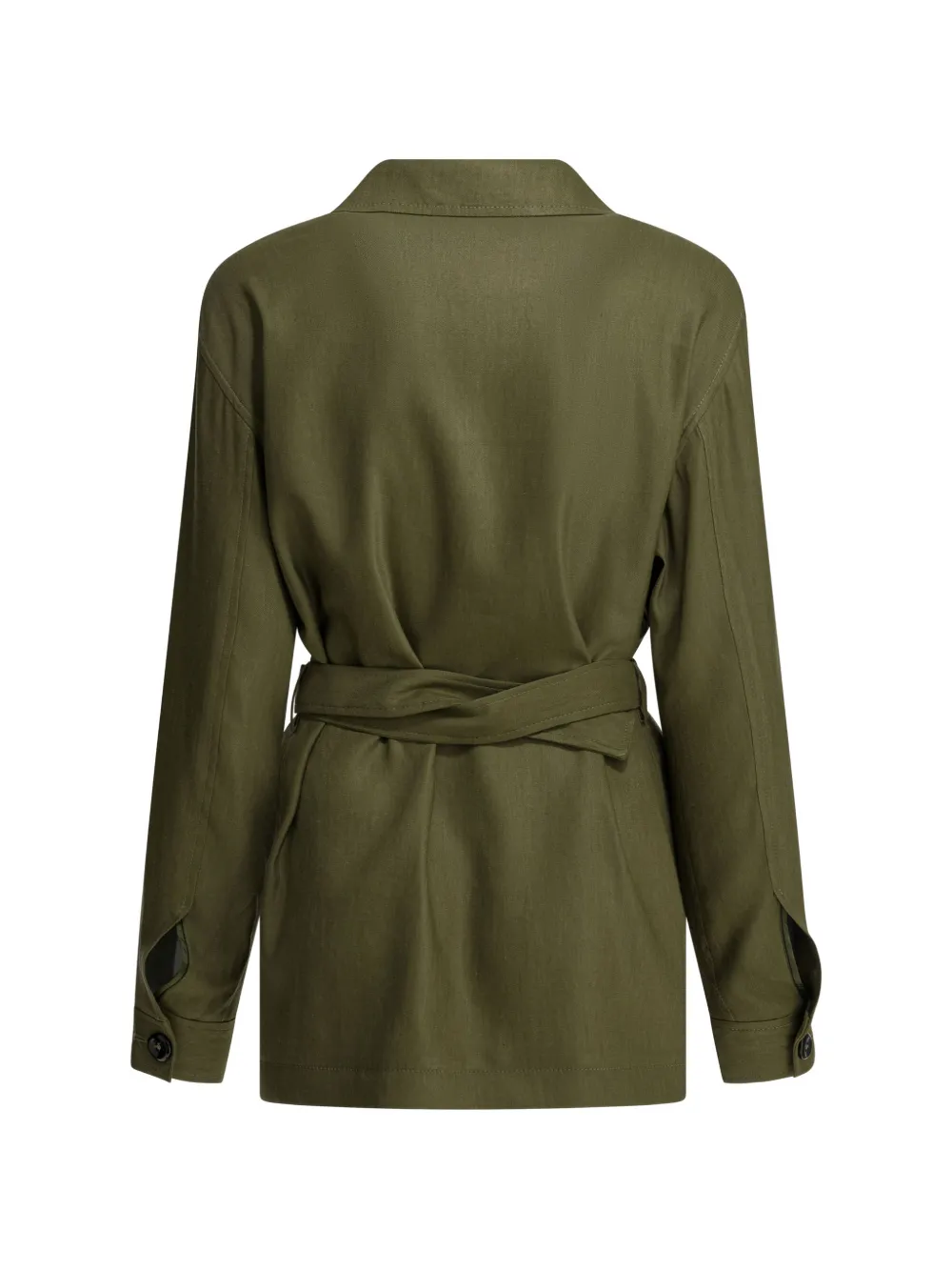 Tagliatore Lauren jack met ceintuur Groen