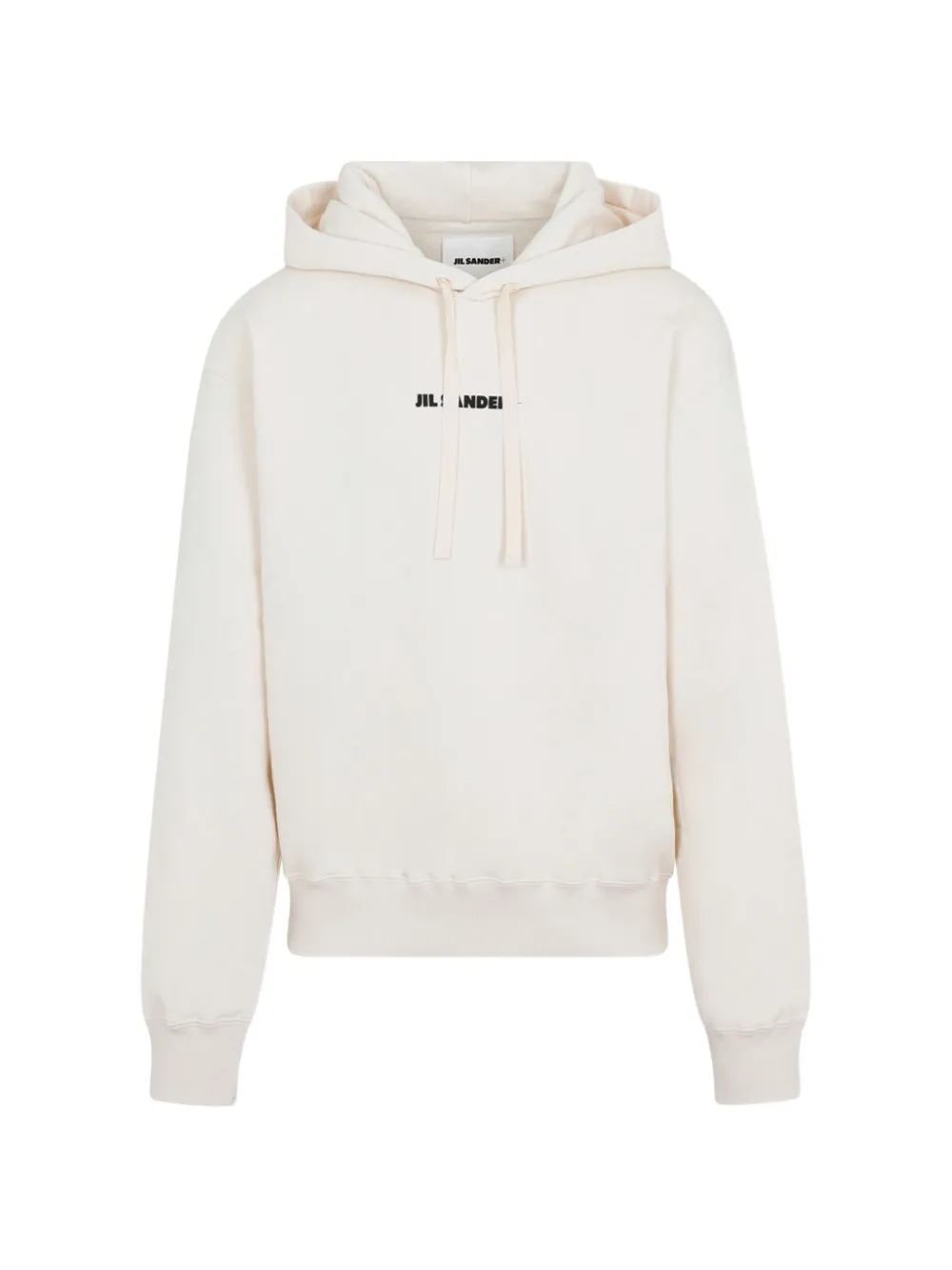 Jil Sander logo-detail hoodie - Neutrals