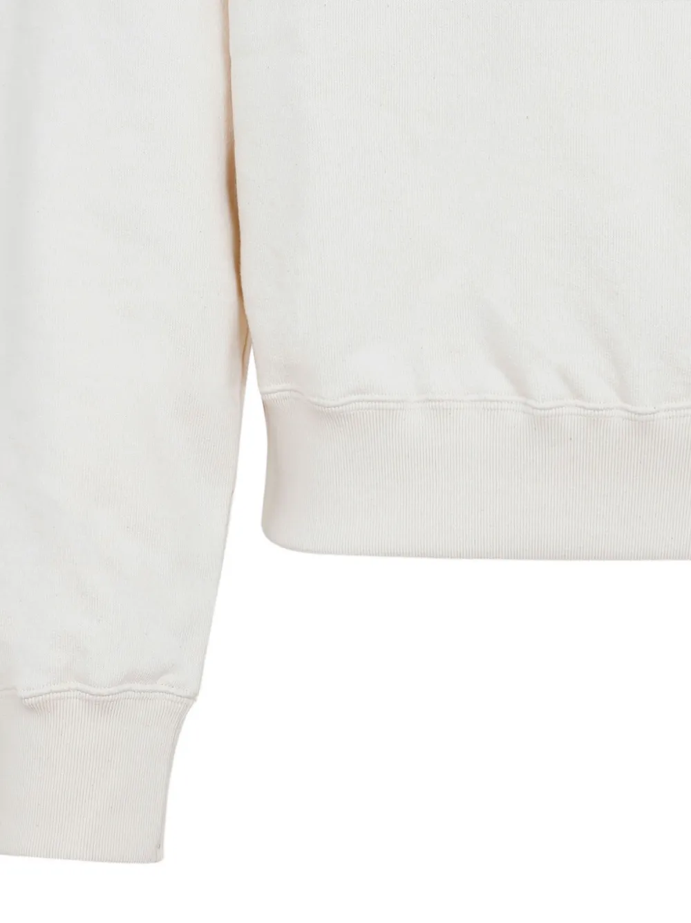 Jil Sander Hoodie met logodetail Beige