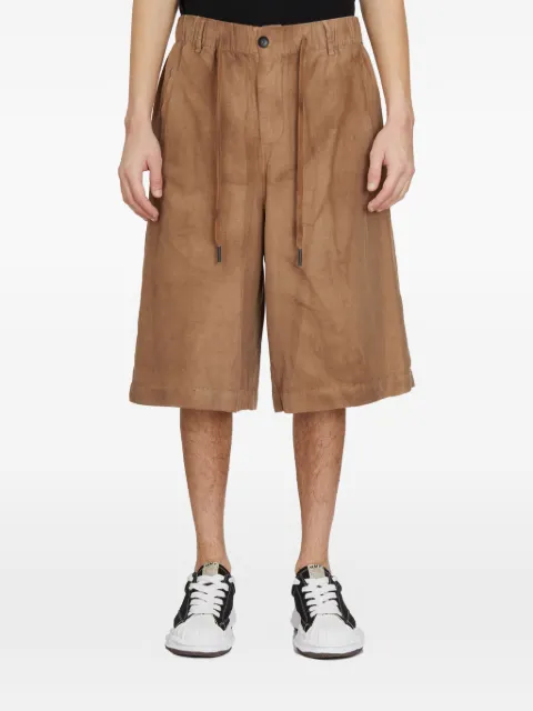 Andrea Ya'aqov drawstring buttoned shorts