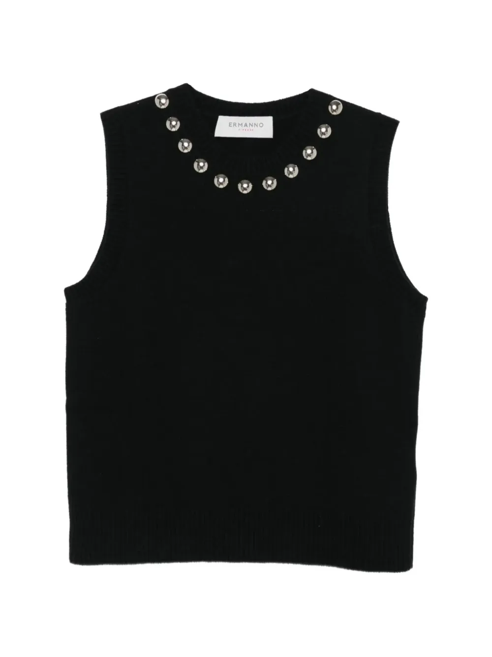Ermanno Scervino studded sweater - Nero