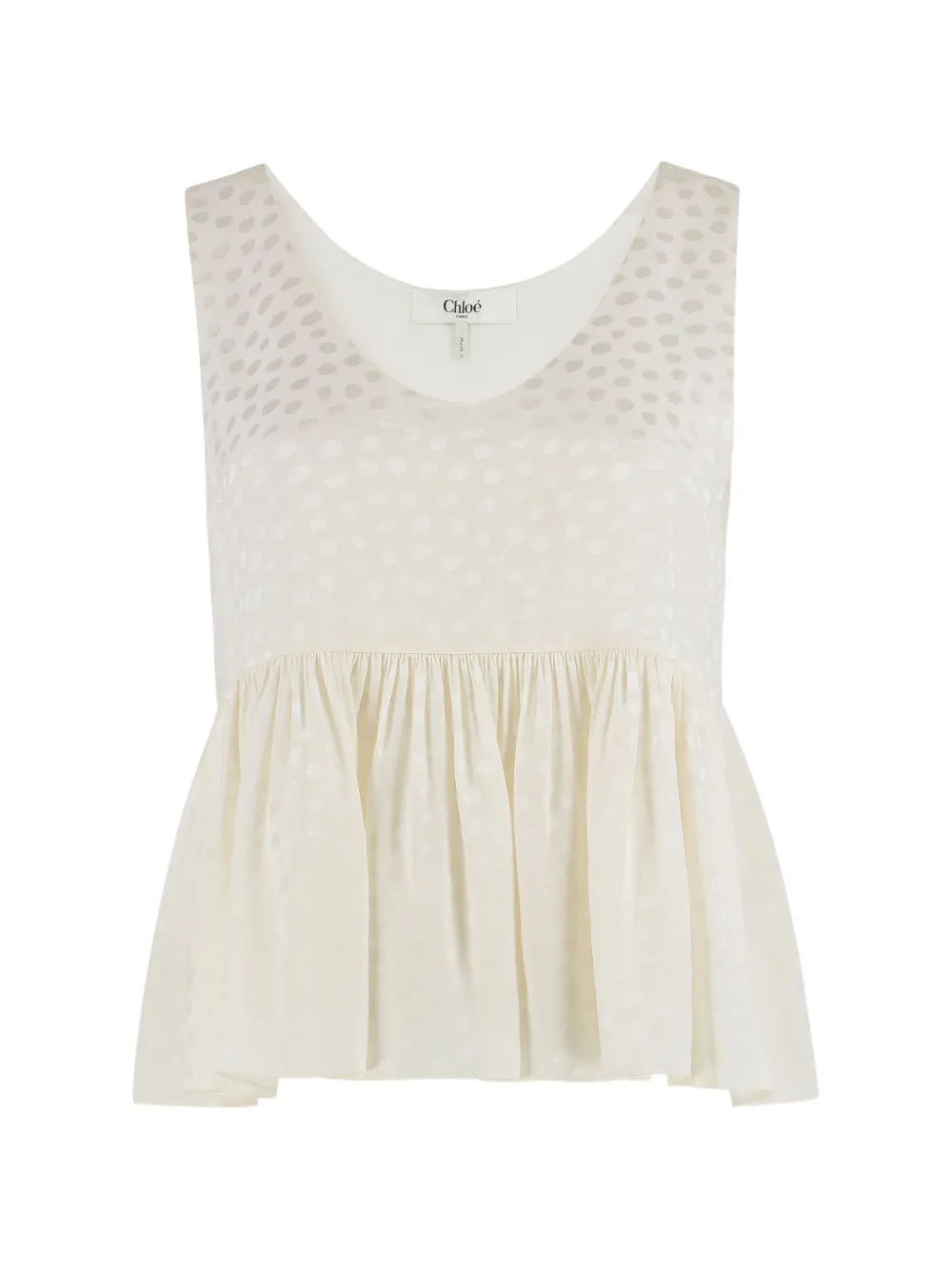 Chloé polka-dot blouse - Toni neutri