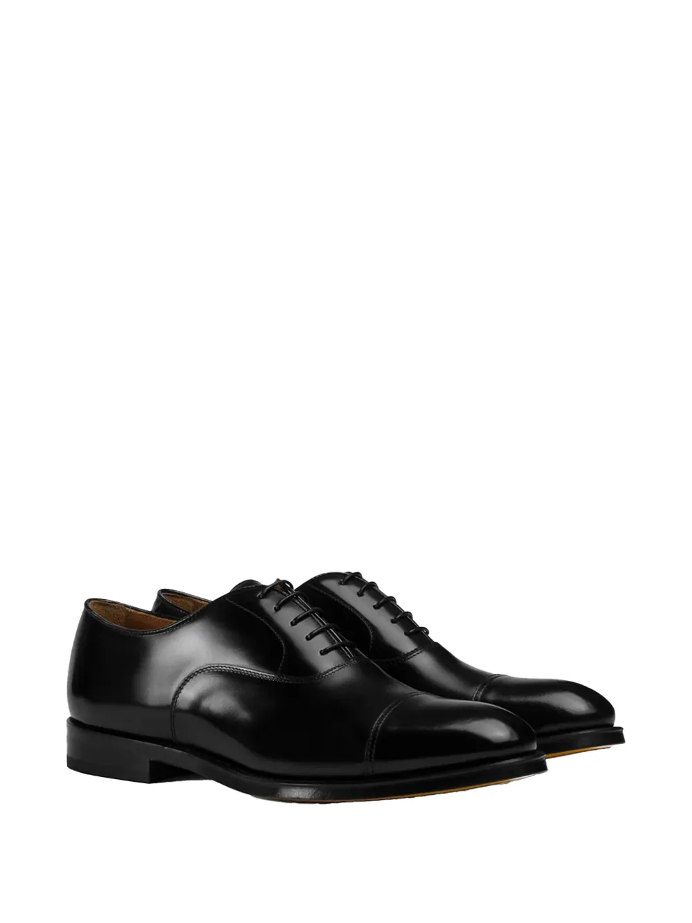 Doucal's five-hole Oxford shoes Zwart