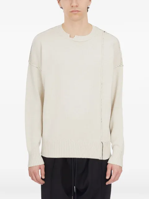 Isabel Benenato panelled sweater