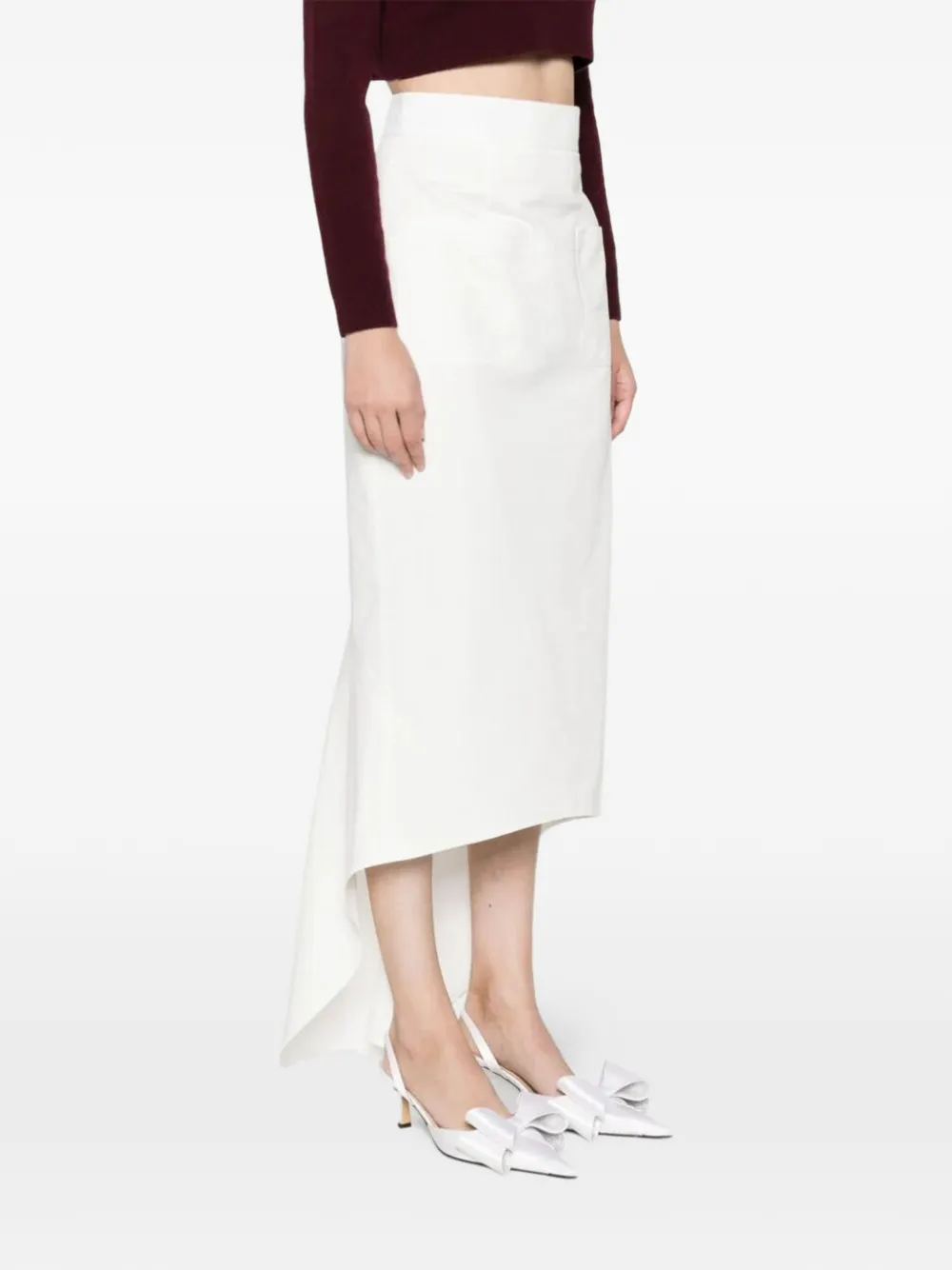 Prada white midi skirt - Bianco