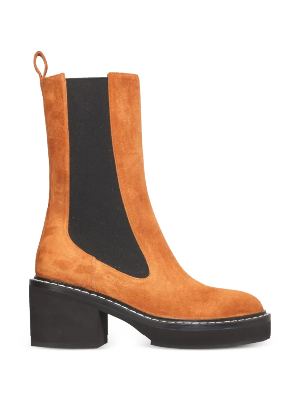 KHAITE suede boots – Brown