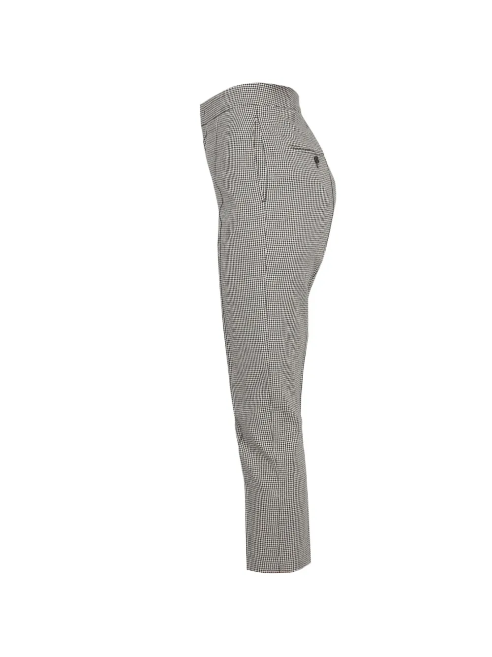 ISABEL MARANT Broek met pied-de-poule print Zwart