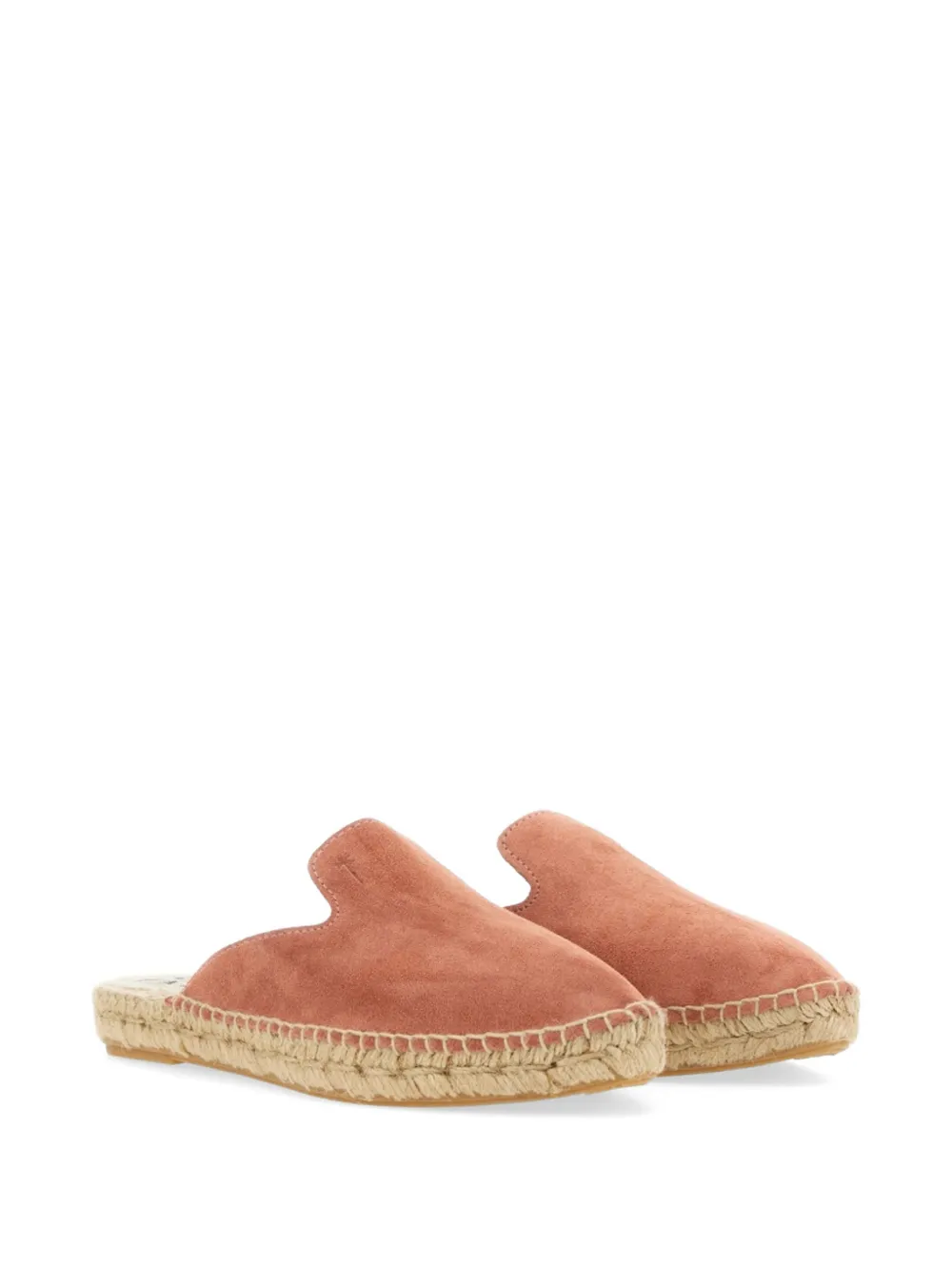 Manebi Hamptons slip-on sandalen Roze