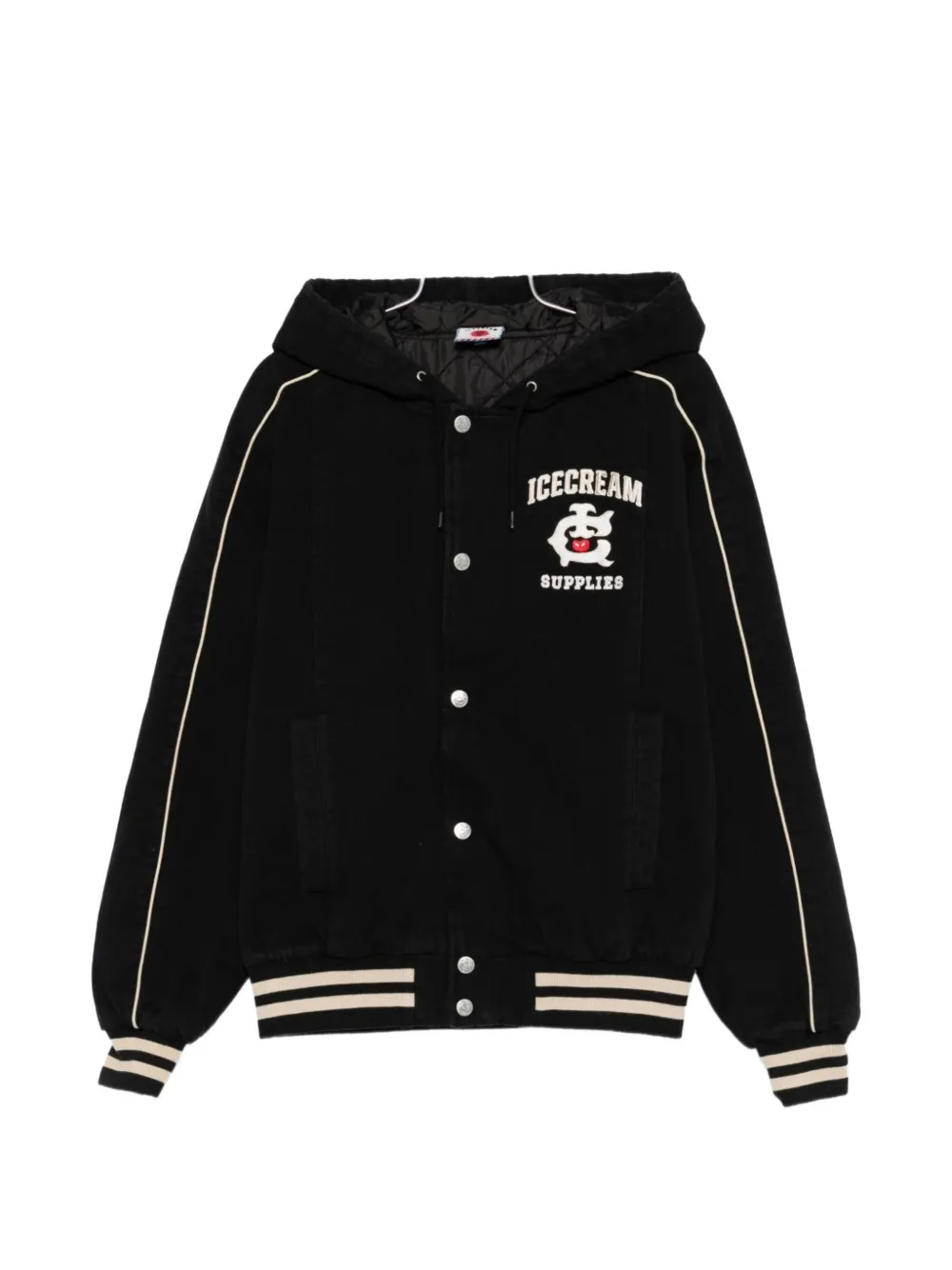 Billionaire Boys Club hooded bomber jacket - Schwarz