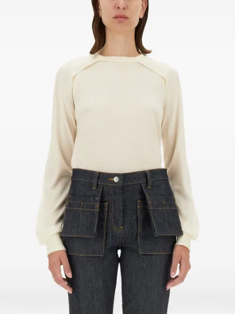 Helmut Lang shoulder detail jersey
