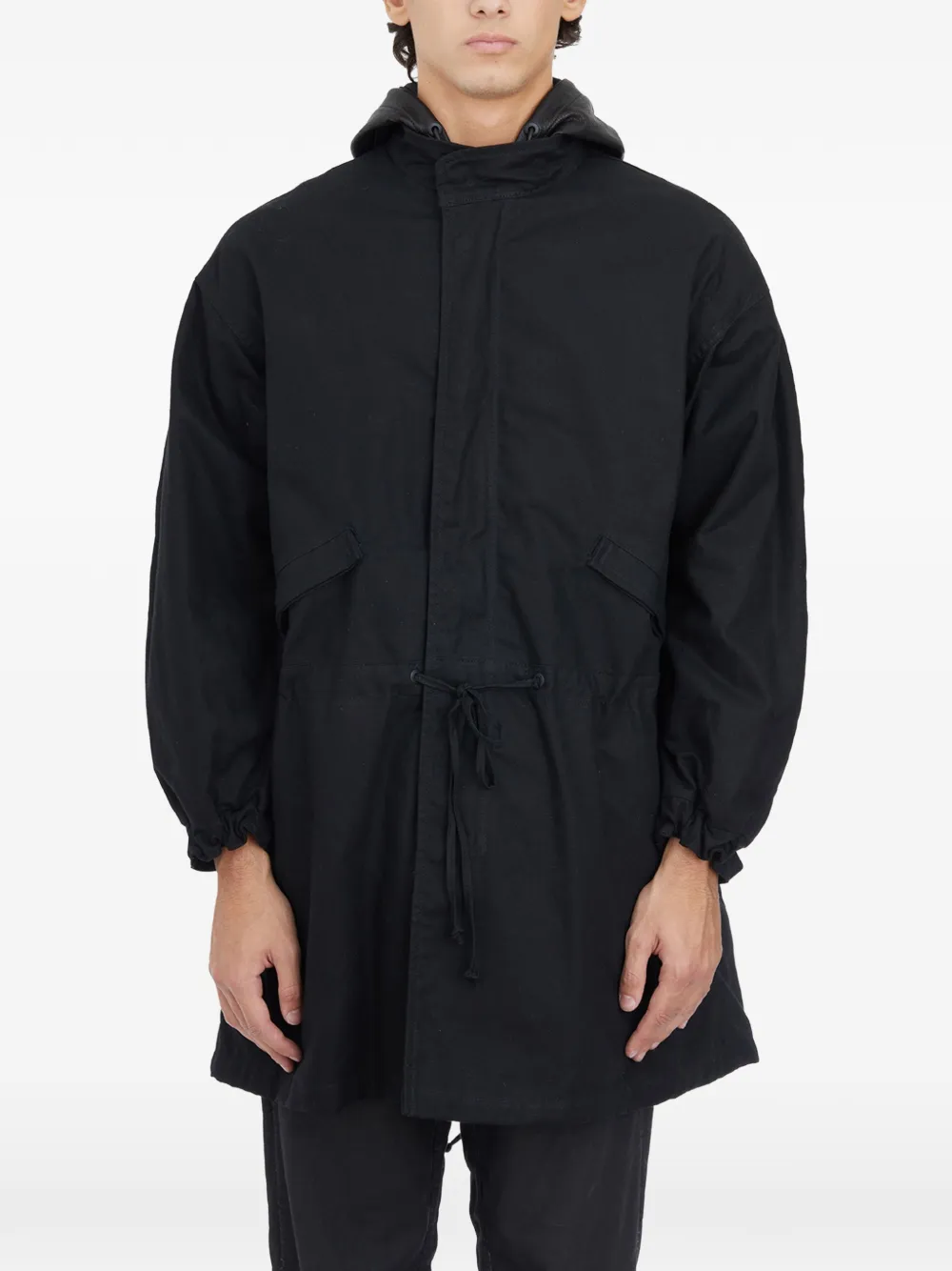 Giorgio Brato hooded parka - Schwarz