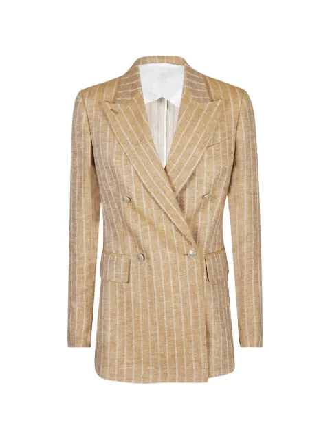 Eleventy double-breasted striped blazer