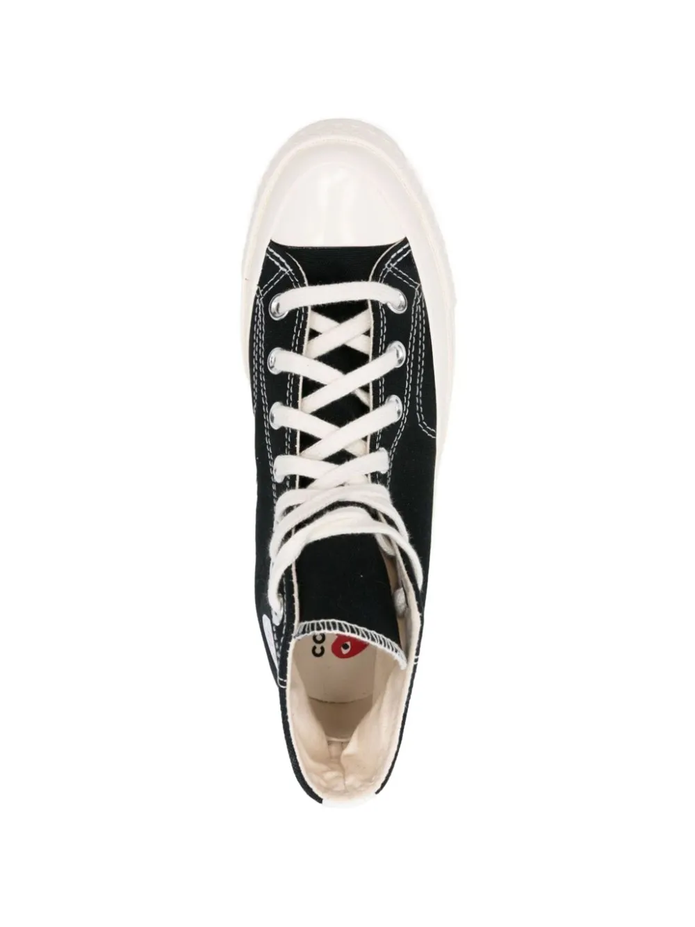 Comme Des Garçons Play x Converse Heart Chuck 70 Hi Heart sneakers Zwart