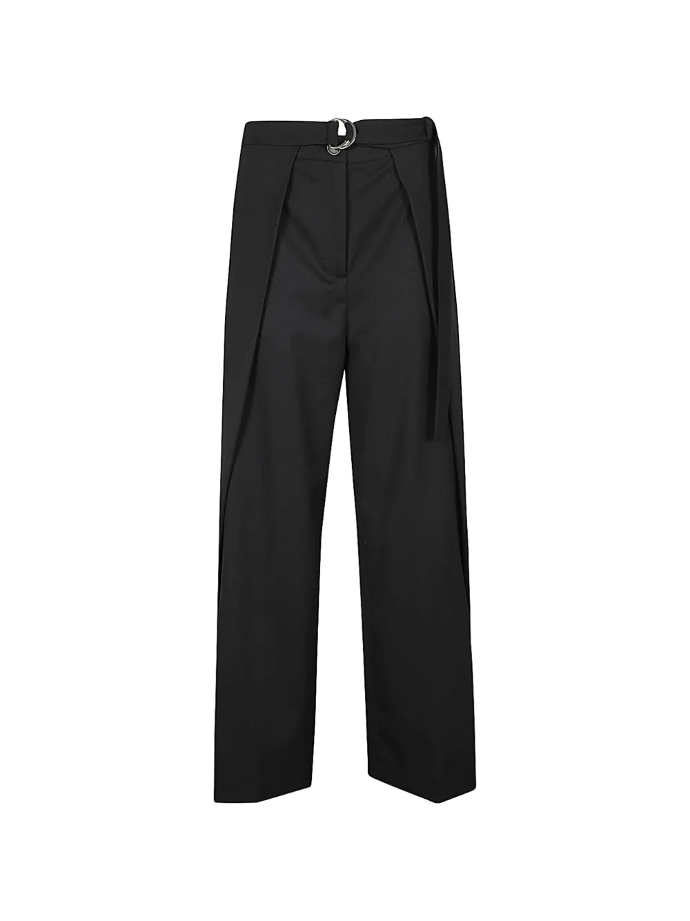 Erika Cavallini D-ring trousers - Nero