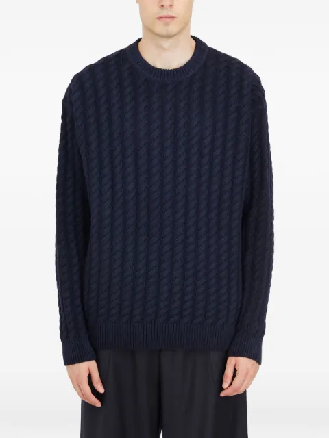 Barena cable-knit crewneck sweater