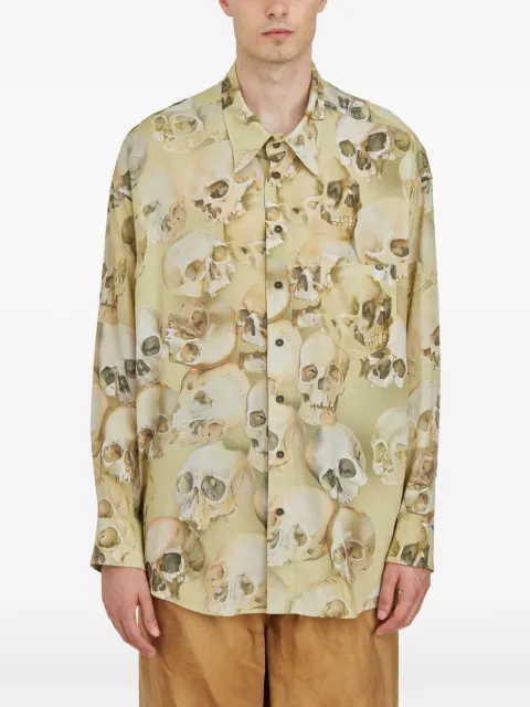 Magliano Fontanelle skull-print shirt