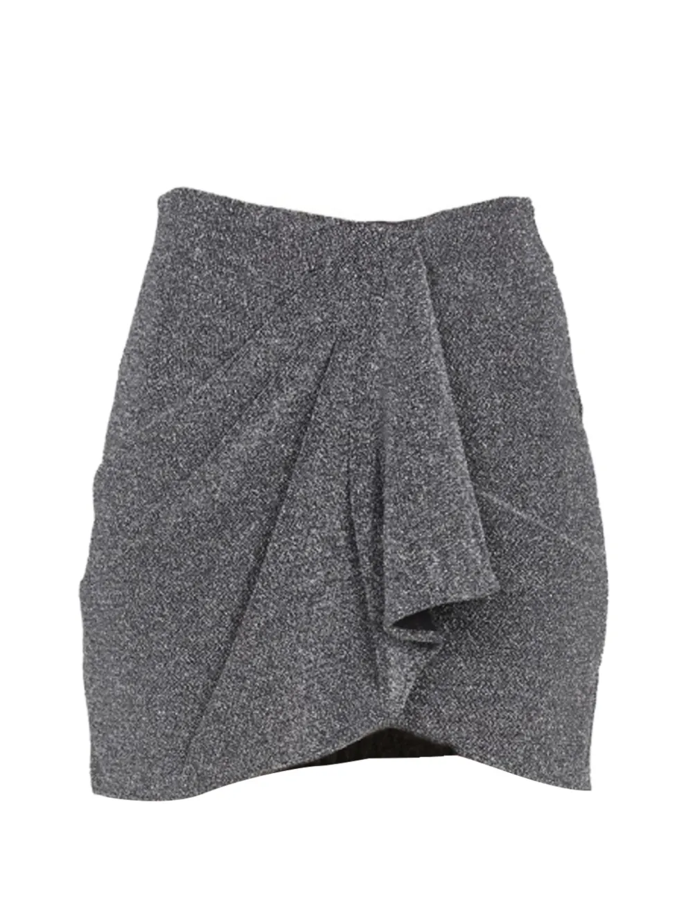 MARANT ÉTOILE draped mini skirt - Grigio