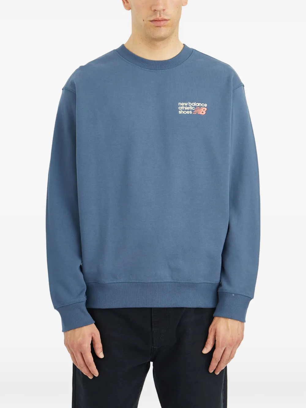 New Balance Athletics premium logo crew sweatshirt - Blu