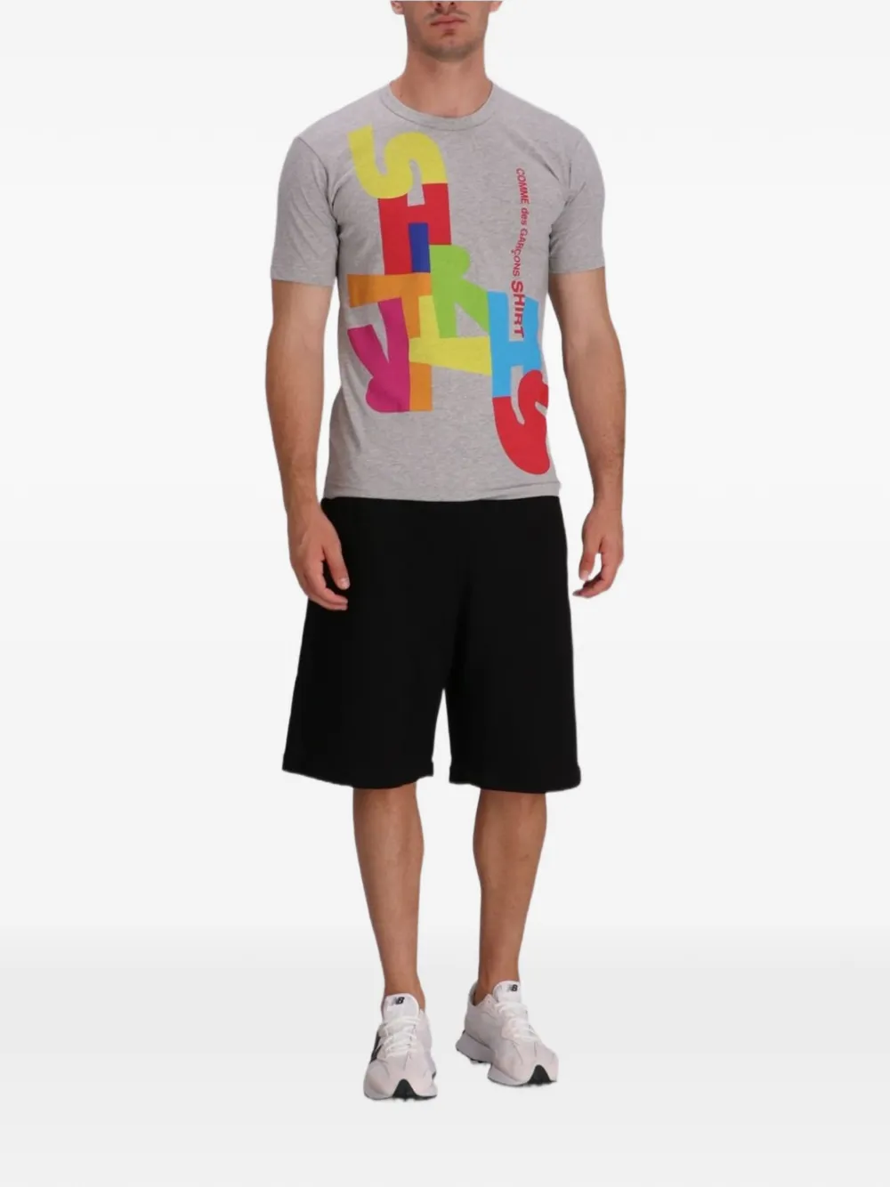 Comme Des Garçons Shirt T-shirt met grafische print Grijs