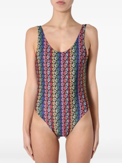Être Cécile logo-print swimsuit