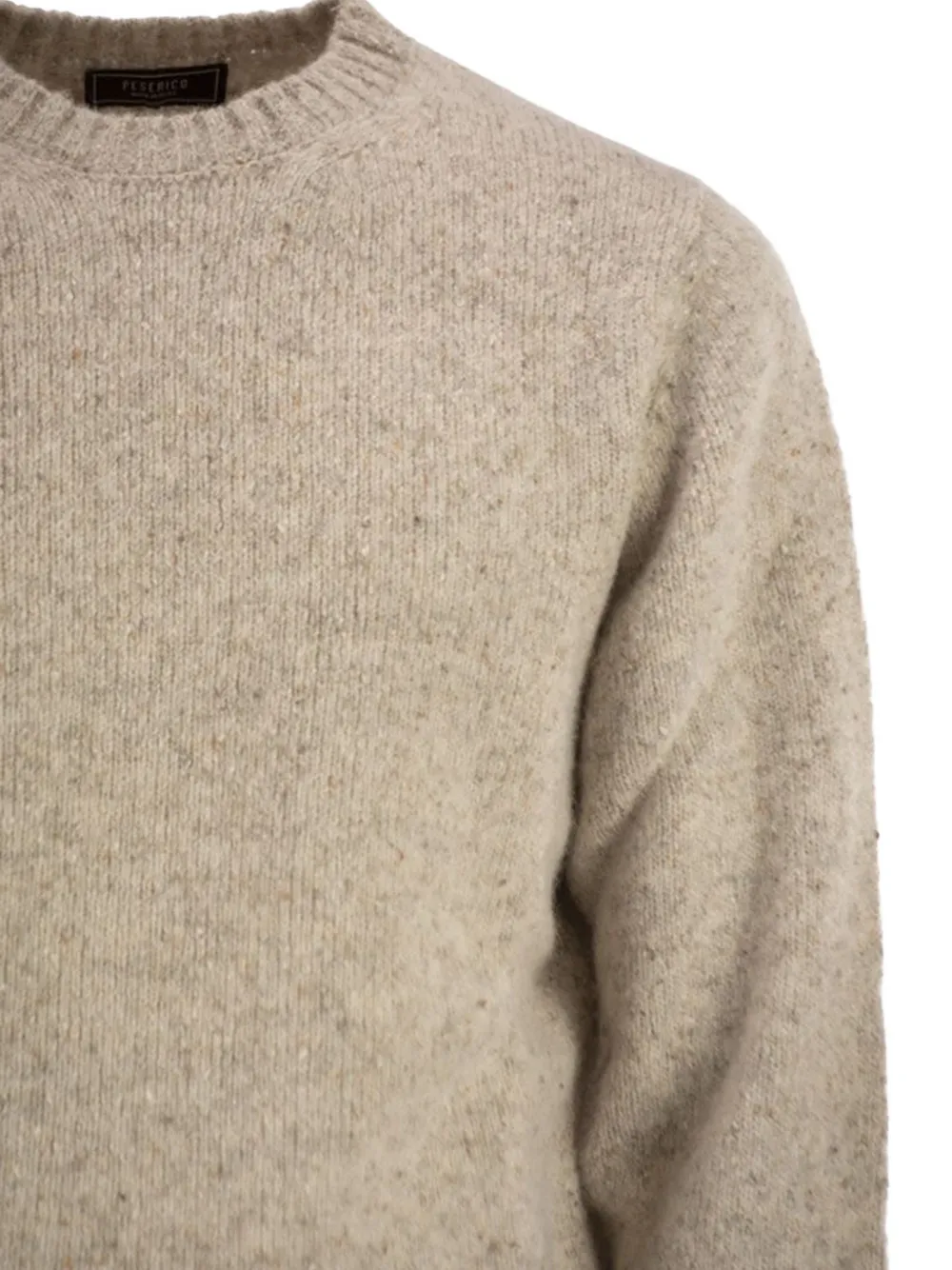 Peserico Trui met textuur Beige