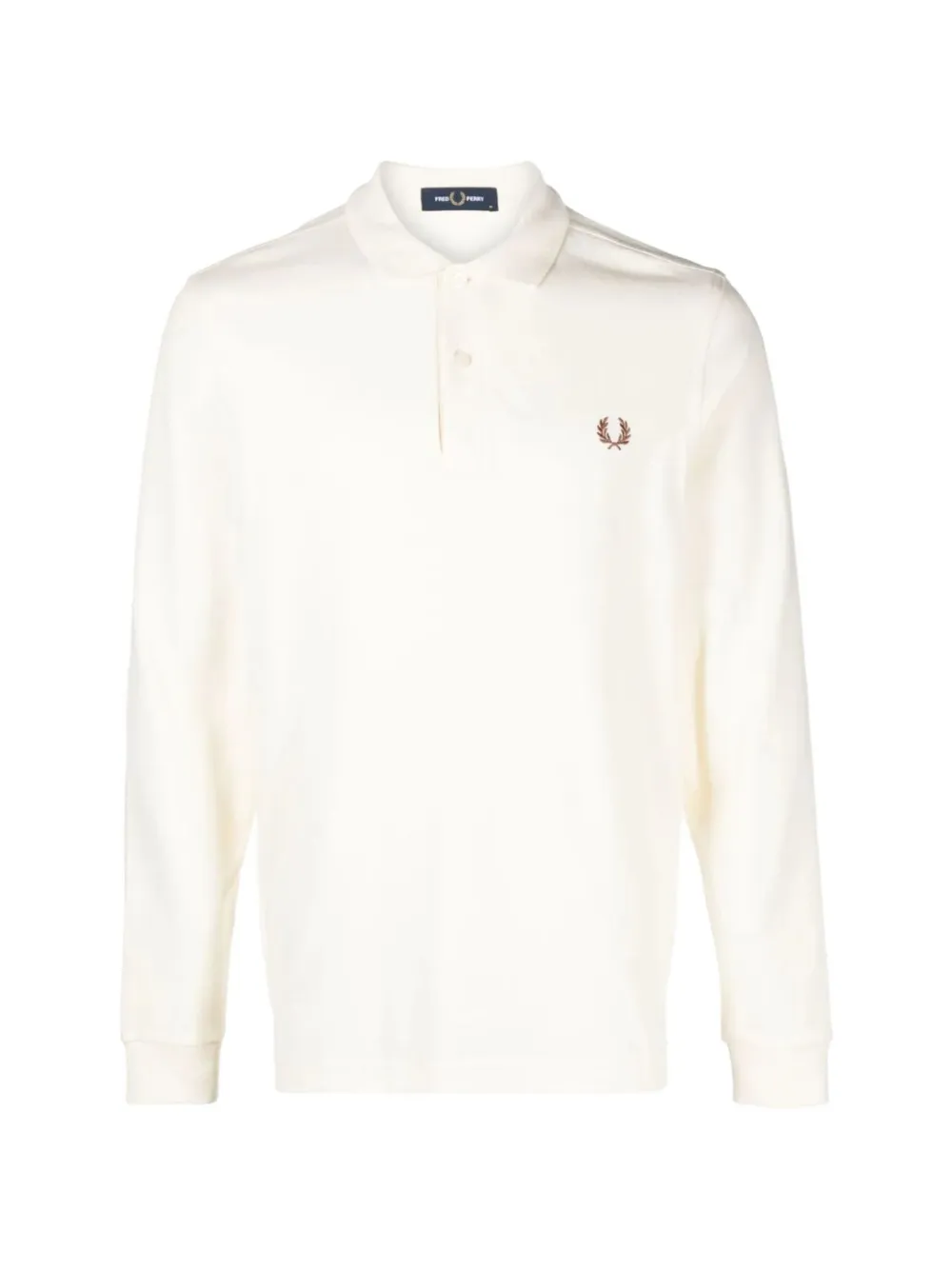 Fred Perry long-sleeve polo shirt - Bianco