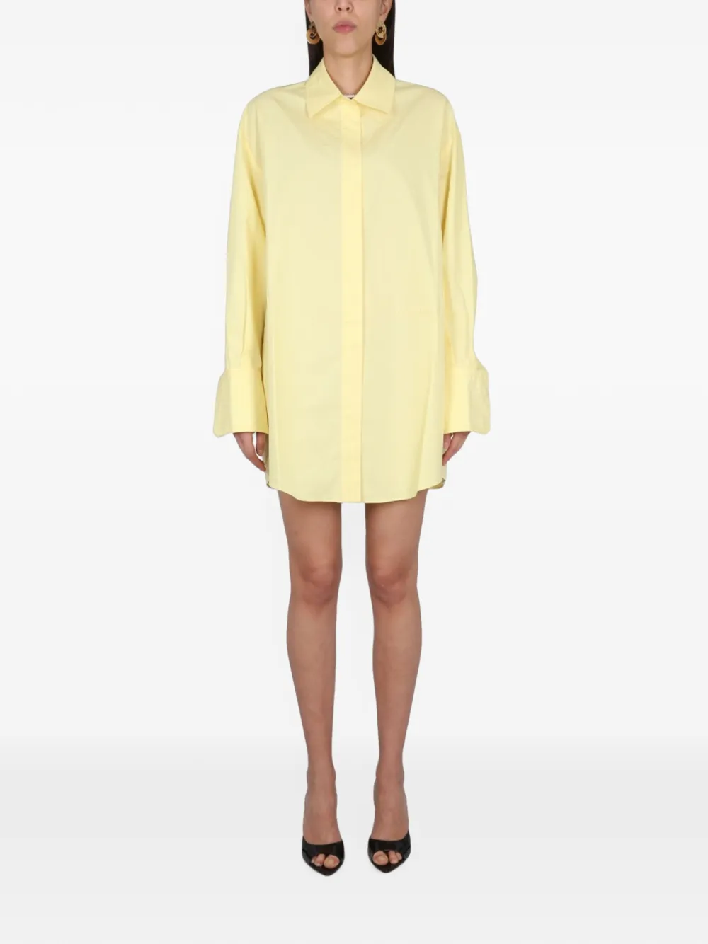 Patou Oversized blousejurk Geel