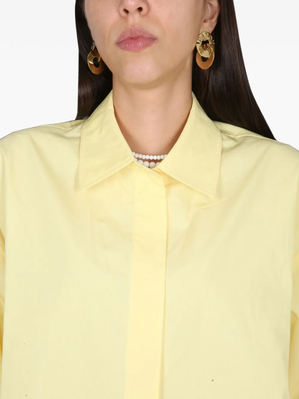Patou Oversized blousejurk Geel