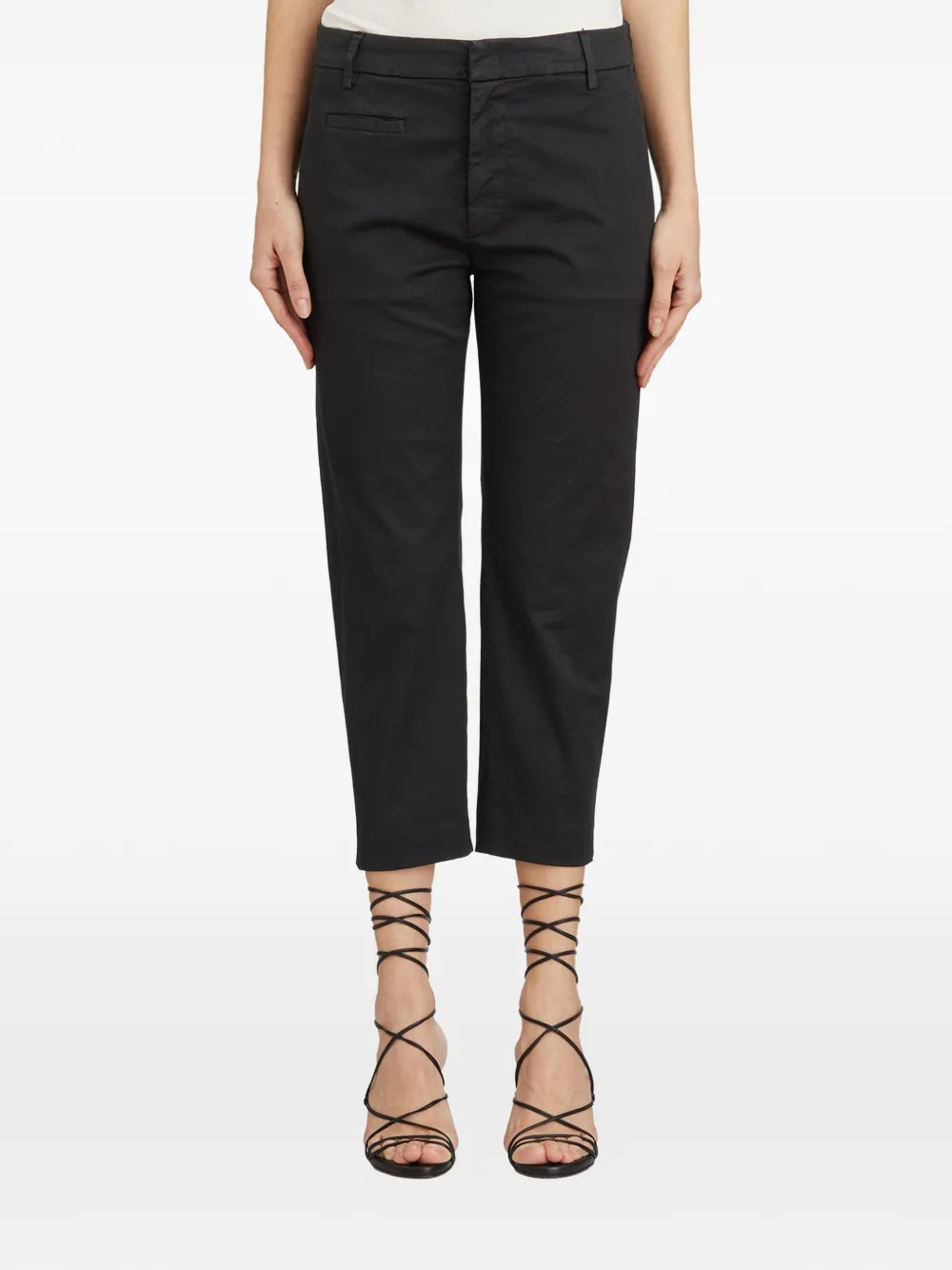 DONDUP Ariel cotton chinos - Nero