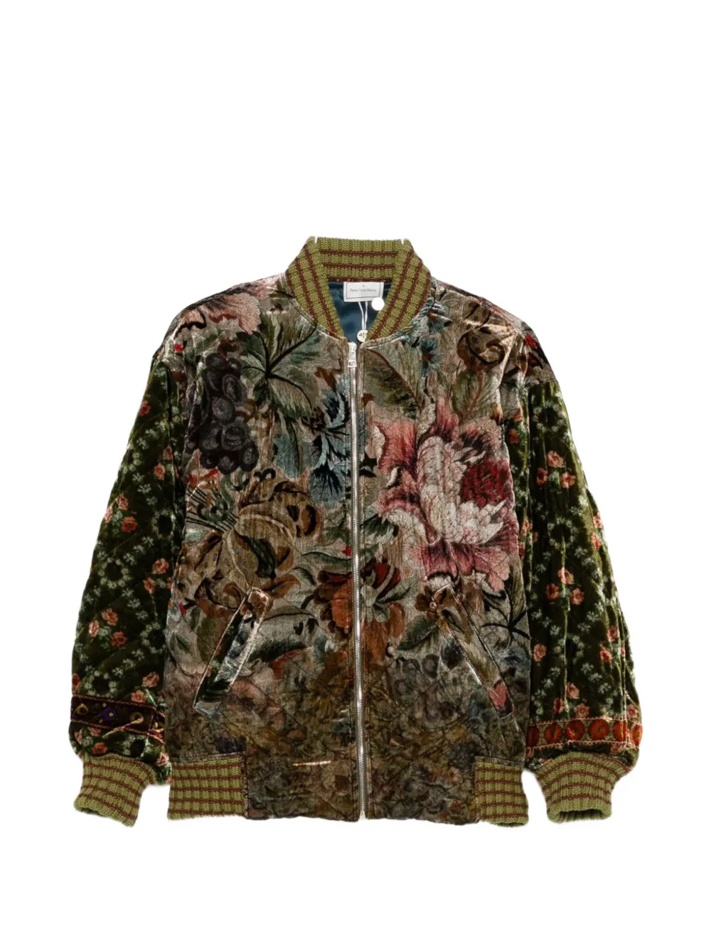 Pierre-Louis Mascia zip-fastening printed jacket – Neutrals