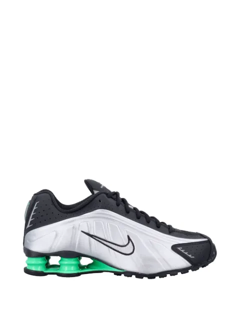 Nike Shox R4 metallic-logo sneakers